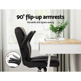 Artiss Executive Office Chair Mid Back Brwon