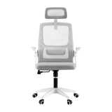 Artiss Ergonomic Office Chair Computer Desk Chairs Headrest Adjustable Grey
