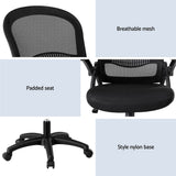 Artiss 2x Mesh Office Chair Computer Gaming Desk Chairs Work Study Mid Back