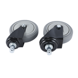 5x Office Chair Caster Wheels Set Heavy Duty & Safe for All Floors w/Universal Fit