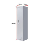 One-Door Office Gym Shed Clothing Locker Cabinet