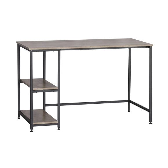 Home Master Office Desk & Storage Shelves 2 Tier Stylish Modern Design 77cm