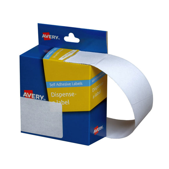 Avery Label Disp White Rectangle 44x63mm Roll150