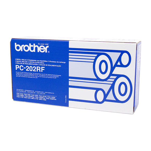 Brother PC-202 Print refill rolls x 2 - 420 pages