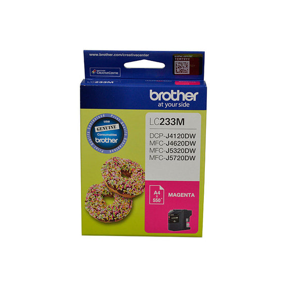 Brother LC-233 Magenta Ink Cartridge - up to 550 pages