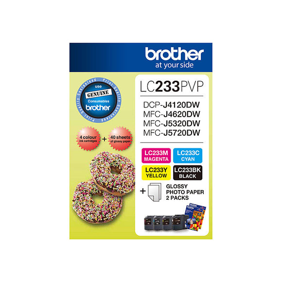 Brother LC-233 Photo Value Pack - refer to singles