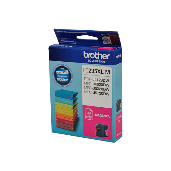 Brother LC-235XL Magenta Ink Cartridge - 1,200 pages