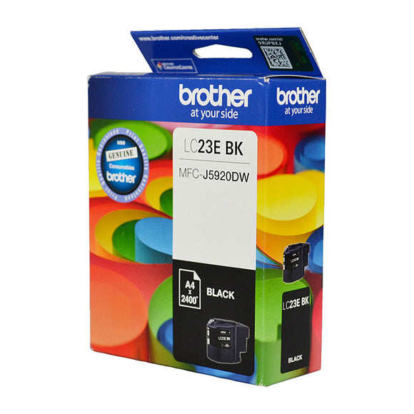 Brother LC-23E Black Ink Cartridge - 2,400 pages