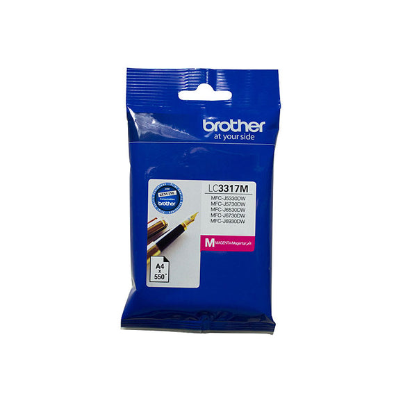 Brother LC3317 Magenta Ink Cartridge - 550 pages