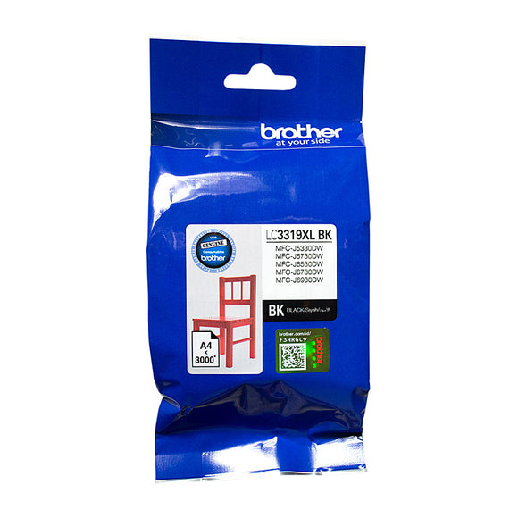 Brother LC3319 Black Ink Cartridge - 3,000 pages