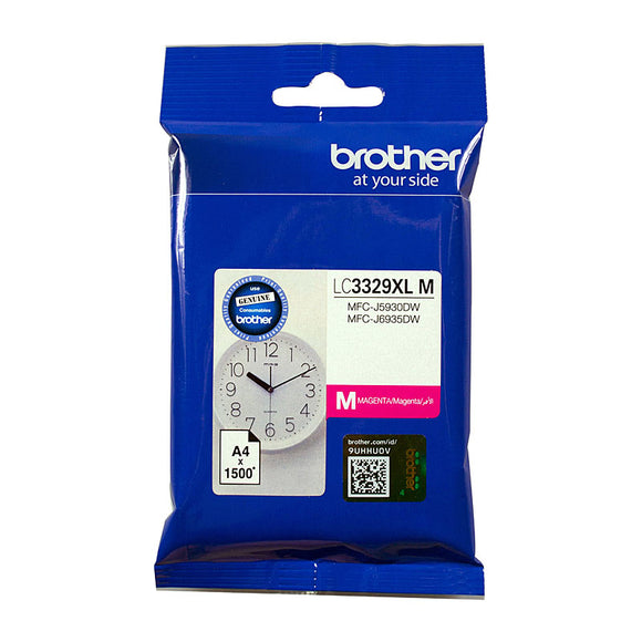 Brother LC3329 Magenta Ink Cartridge - 1,500 pages