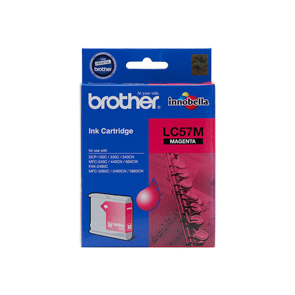 Brother LC-57M Magenta Ink Cartridge - up to 400 pages