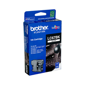 Brother LC-67BK Black Ink Cartridge - 450 pages