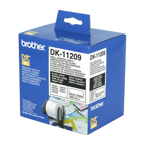 Brother DK11209 White Label - 29mm x 62mm - 800 per roll