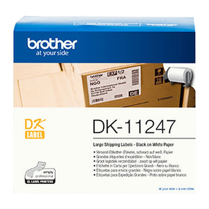 Brother DK11247 White Label - 103mm X 164mm - 200 per roll