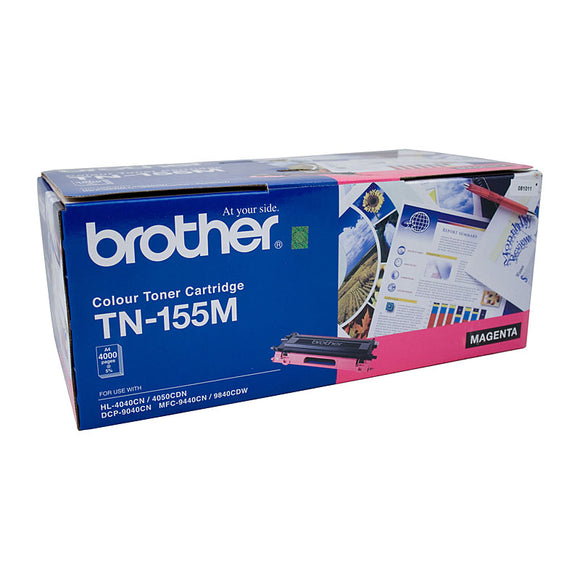 Brother TN-155M Magenta Toner Cartridge - 4,000 pages