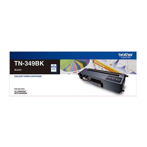Brother TN-349 Black Toner Cartridge - 6,000 pages