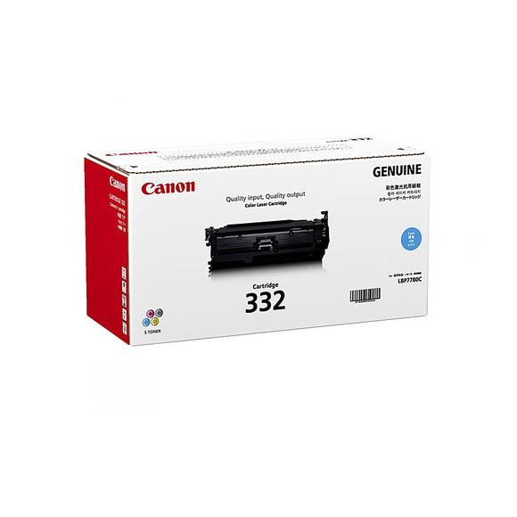 Canon CART332 Cyan Toner Cartridge - 6,400 pages