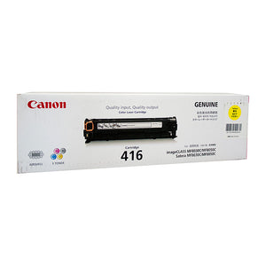 Canon CART416 Yellow Toner - 1,500 Pages