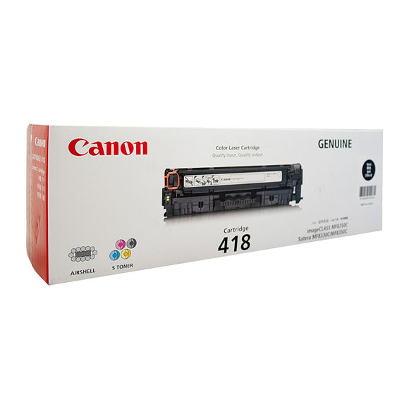 Canon CART418 Black Toner - 3,400 Pages