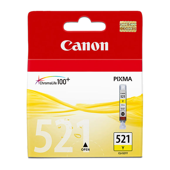 Canon CLI-521Y Yellow Ink Tank - 477 pages