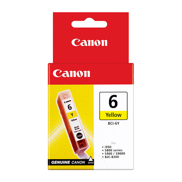 Canon BCI-6Y Yellow Ink Tank - 100 pages