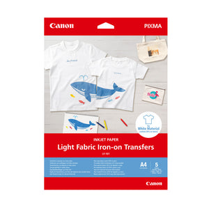 Canon LF-101 Light Fabric Iron-on Transfers 5 pack