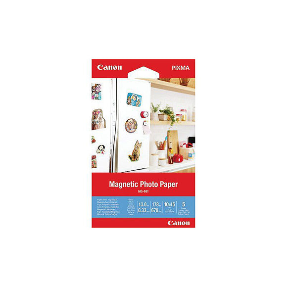 Canon Magnetic Photo Paper - 5 sheets