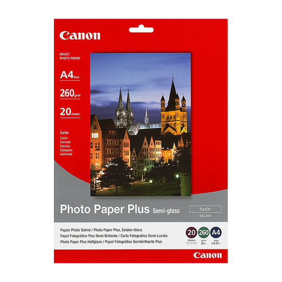 Canon Semi Gloss Photo Paper A4 20 Sheets 260gsm