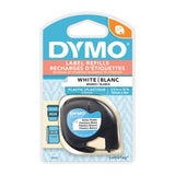 Dymo LT Plastic 12mm x 4m Whit