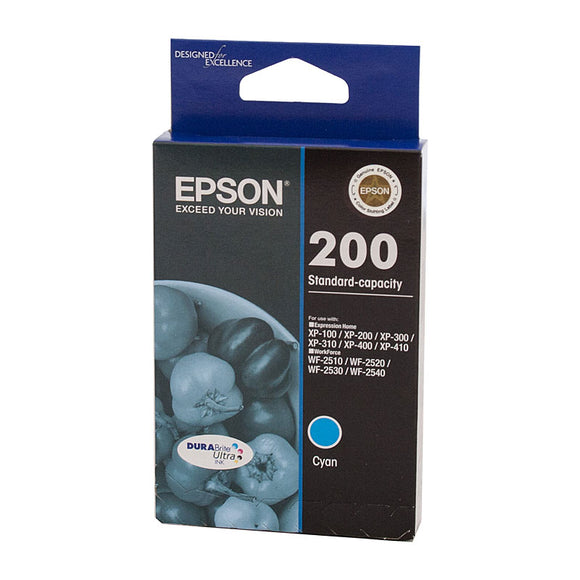 Epson 200 Cyan Ink Cartridge - 165 pages