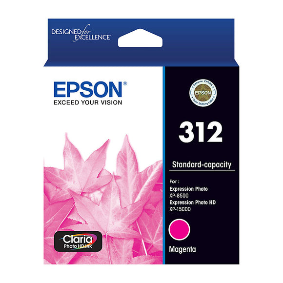 Epson 312 Magenta Ink Cartridge 
