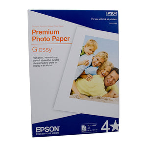 Epson S041288 Premium Glossy Photo Paper A3 20 Sheets 255gsm