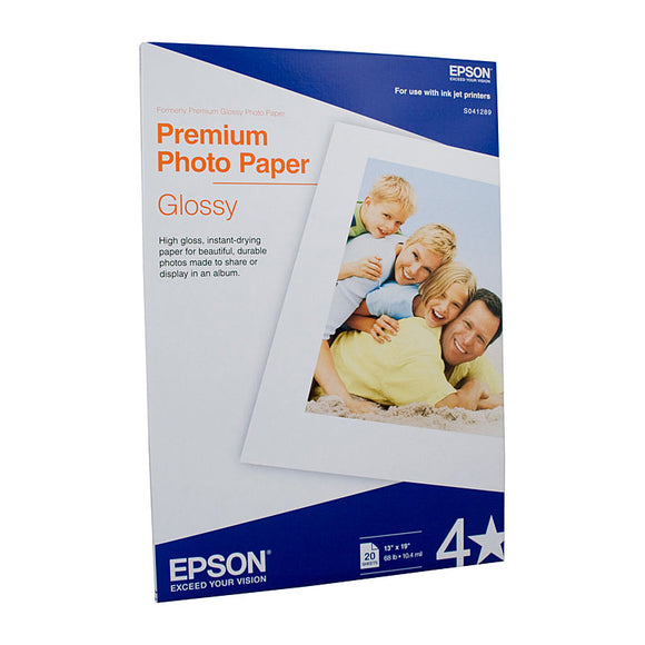 Epson S041289 Glossy Paper A3+ - 20 Sheets
