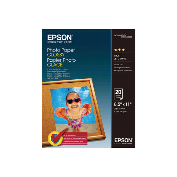 Epson S042535 Photo Glossy A3+ Paper - 20 Sheets