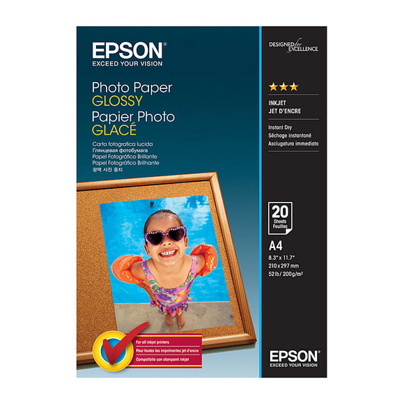 Epson S042538 Glossy P/Paper - 20 sheets, A4, 200gsm