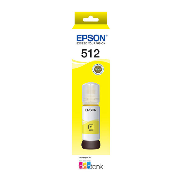 Epson T512 Yellow Eco Tank Ink 