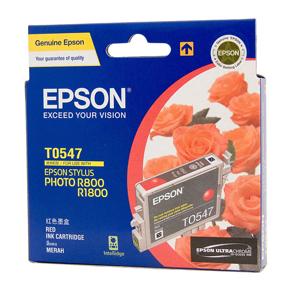 Epson T0547 Red Ink Cartridge - 440 pages