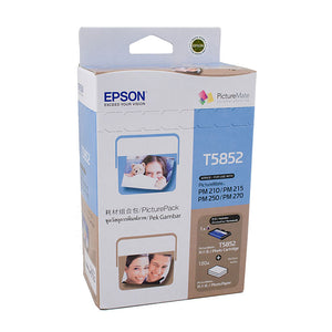 Epson T585 Photo Ink Cartridge & Paper Pack - 150 sheets