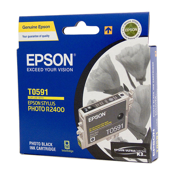 Epson T0591 Black Ink Cartridge - 450 pages