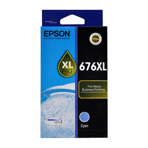 Epson 676XL Cyan Ink Cartridge - 1,200 pages