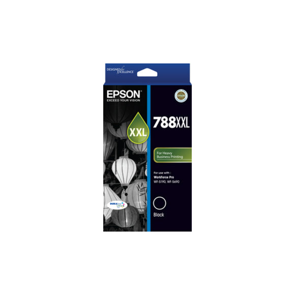 Epson 788XXL Black Ink Cartridge - 4,000 pages