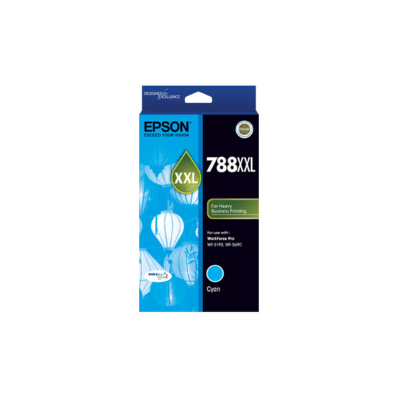 Epson 788XXL Cyan Ink Cartridge - 4,000 pages