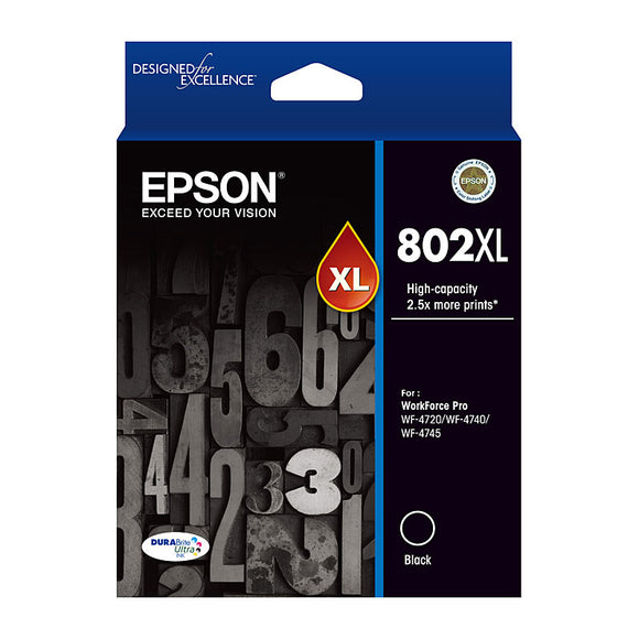 Epson 802 Black XL Ink Cartridge