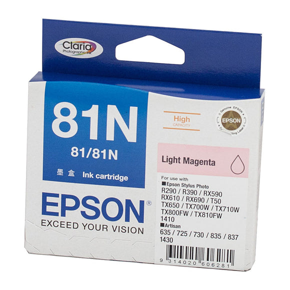 Epson T1116 (81N) Light Magenta Ink Cartridge (replaces T0816) - 805 pages