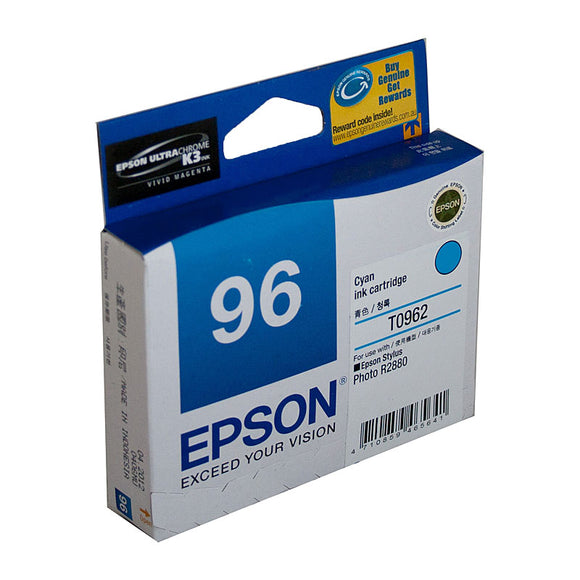 Epson T0962 Cyan Ink Cartridge - 940 pages