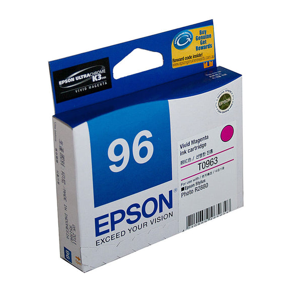 Epson T0963 Vivid Magenta Ink Cartridge - 940 pages
