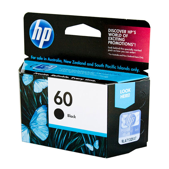 HP #60 Black ink Cartridge - 200 pages