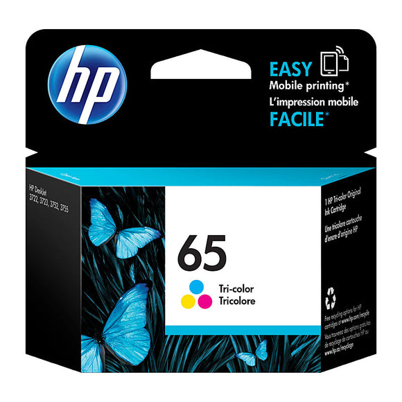 HP #65 Tri Colour Ink N9K01AA - 100 pages
