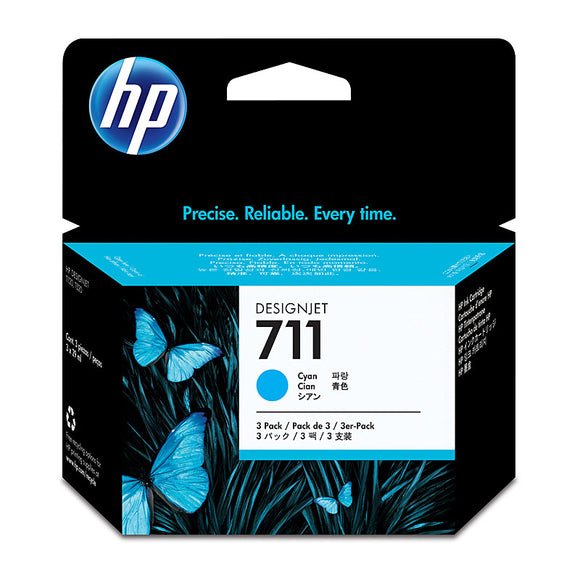 HP No 711 29ml Cyan Ink Cartridge 